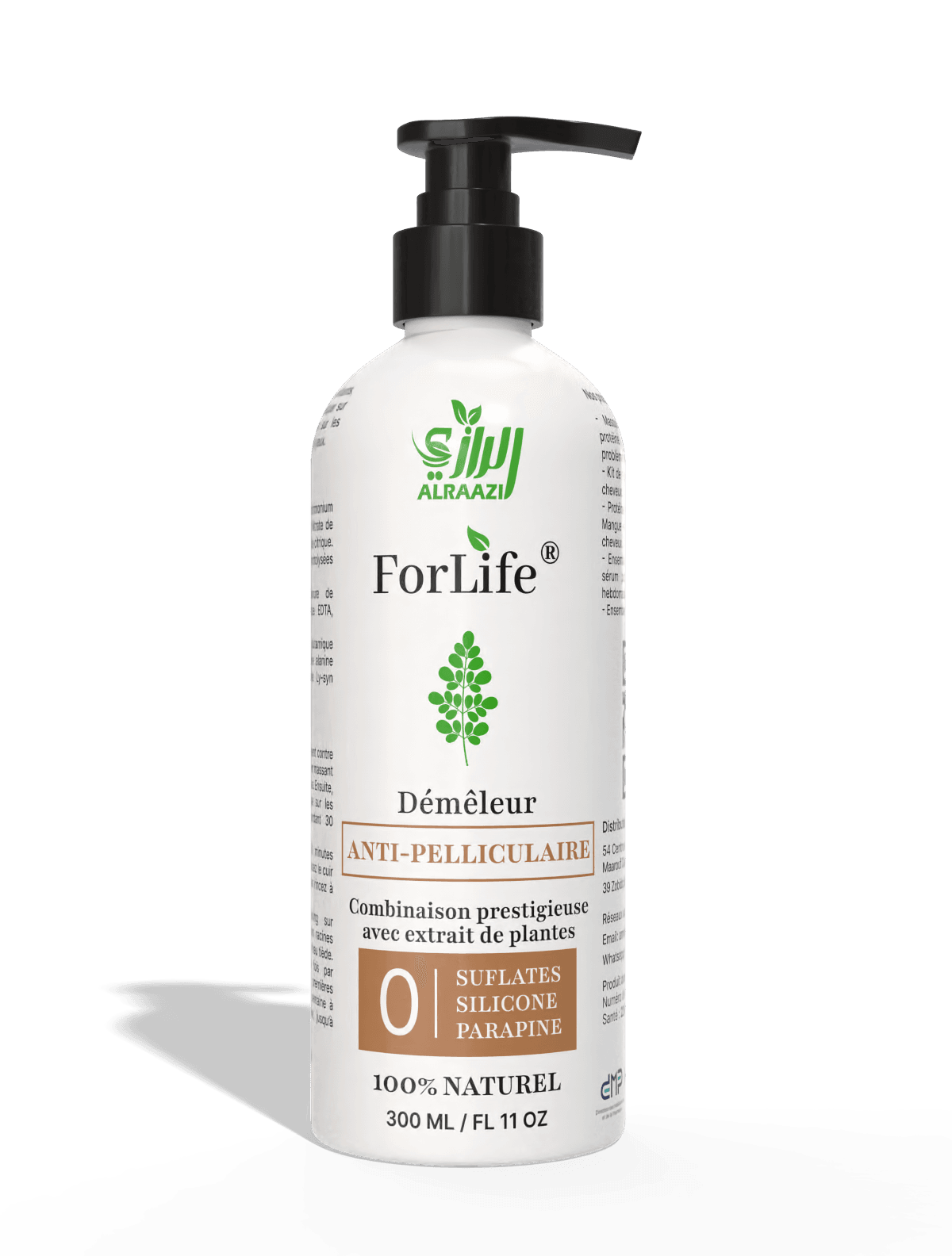 Démêleur Anti-Pelliculaire à l’Huile de Moringa – 300ML